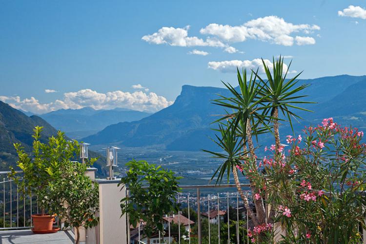 Vista della nostra terrazza soleggiata