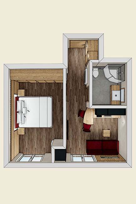Skizze - Ferienwohnung Apfelblüte Skizze - Ferienwohnung Apfelblüte