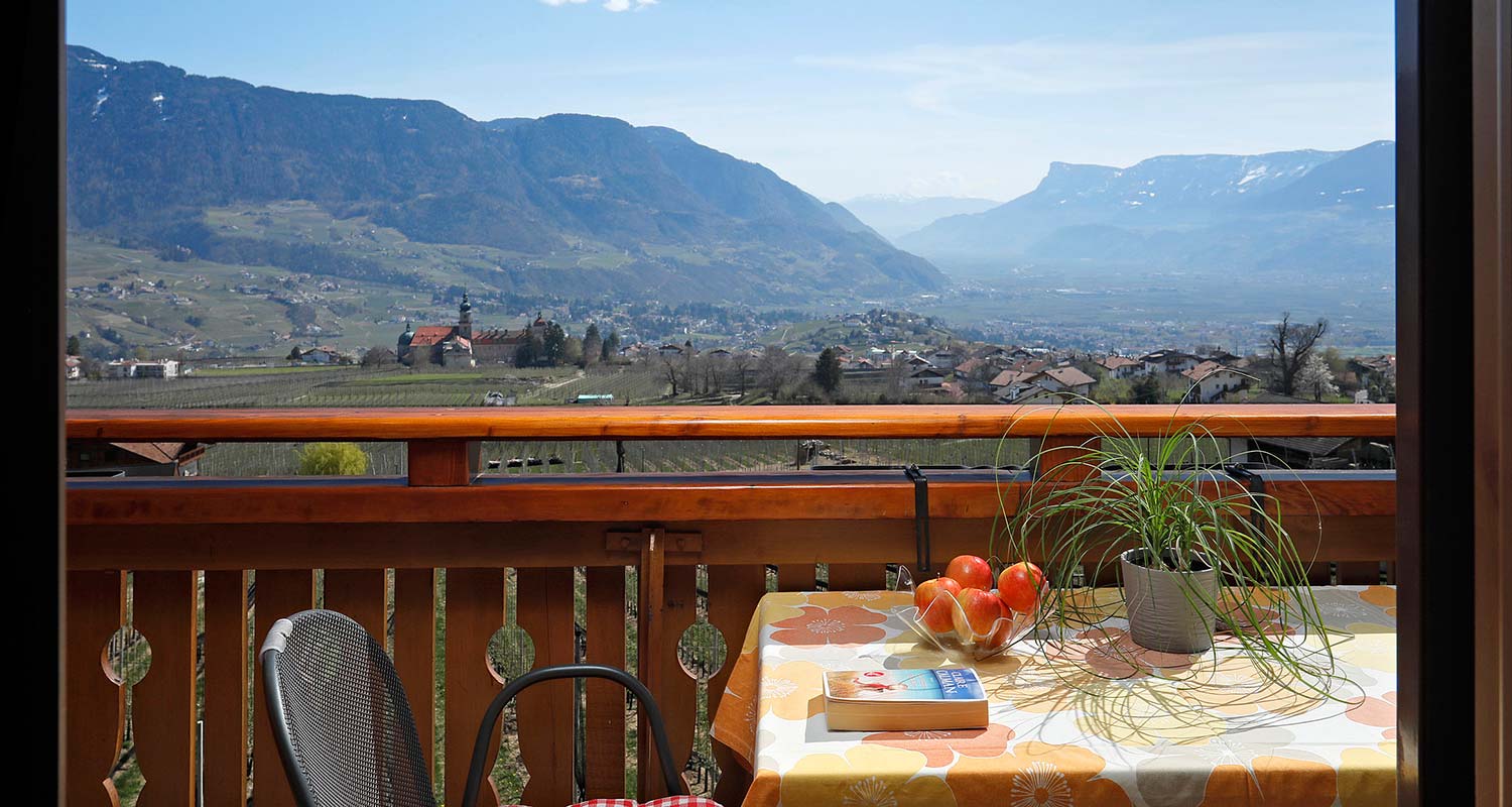 Balcone a sud con vista panoramica